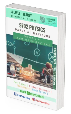 A Level Physics (9702) P-4 Past Papers